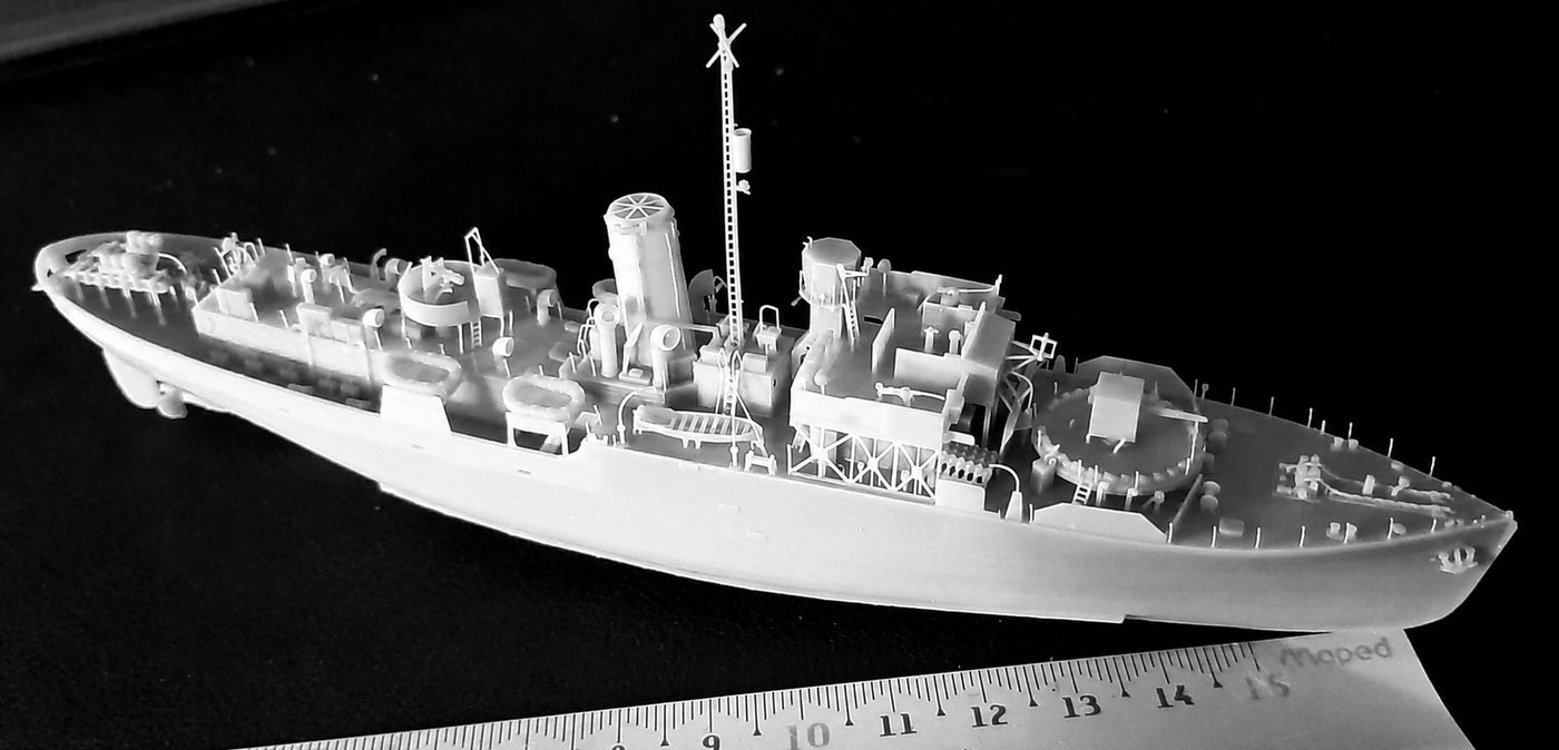 WW2 FNFL Flower Class Corvette — Renoncule