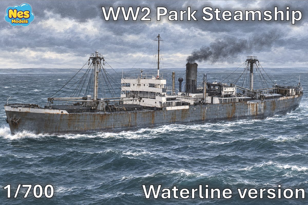 WW2 Park Steamship, version ligne de flottaison
