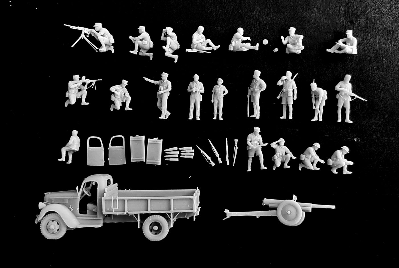 WW2 Free French Forces Bir Hakeim — Fire Support