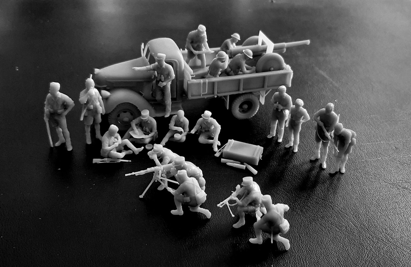 WW2 Free French Forces Bir Hakeim — Fire Support