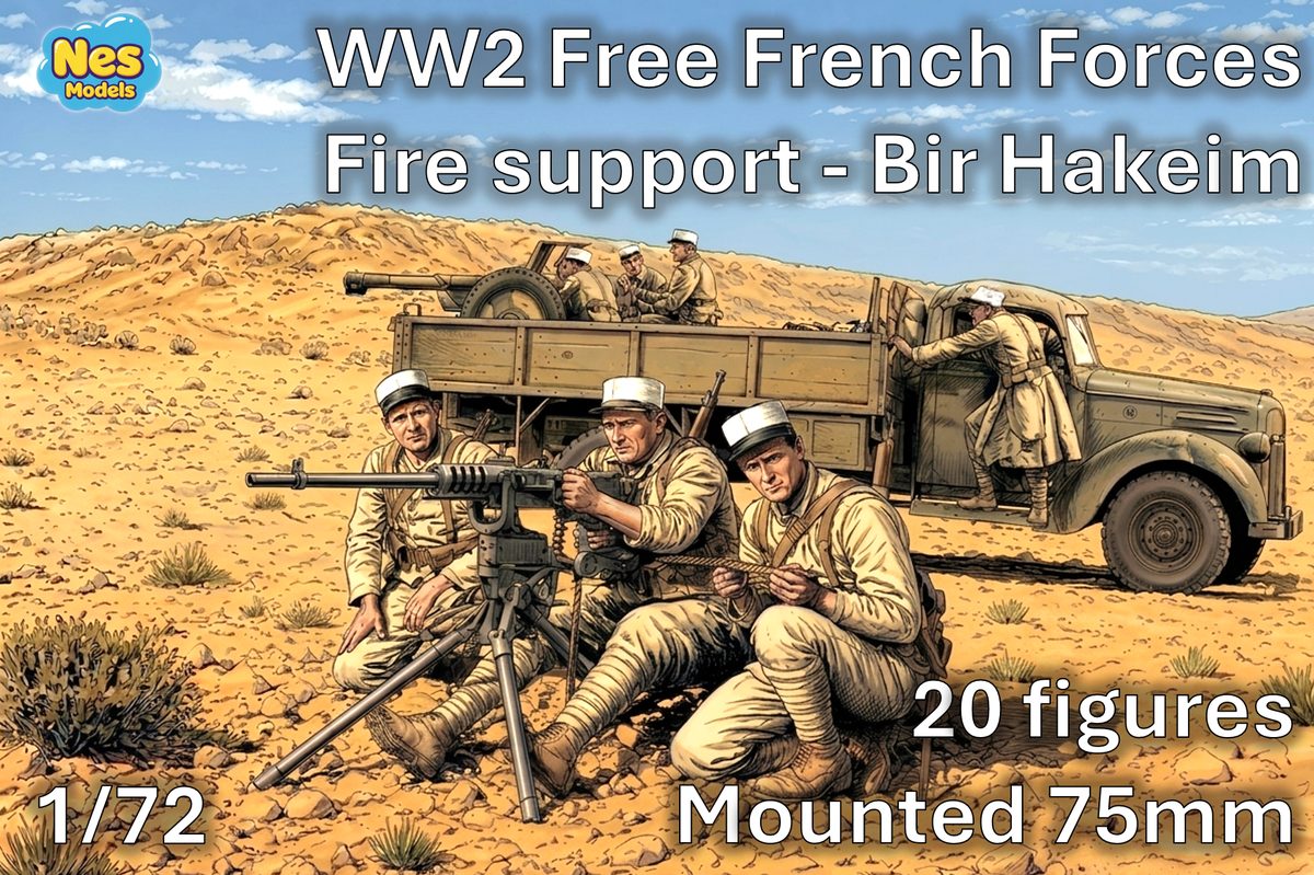 Appui-feu des Forces françaises libres à Bir Hakeim
