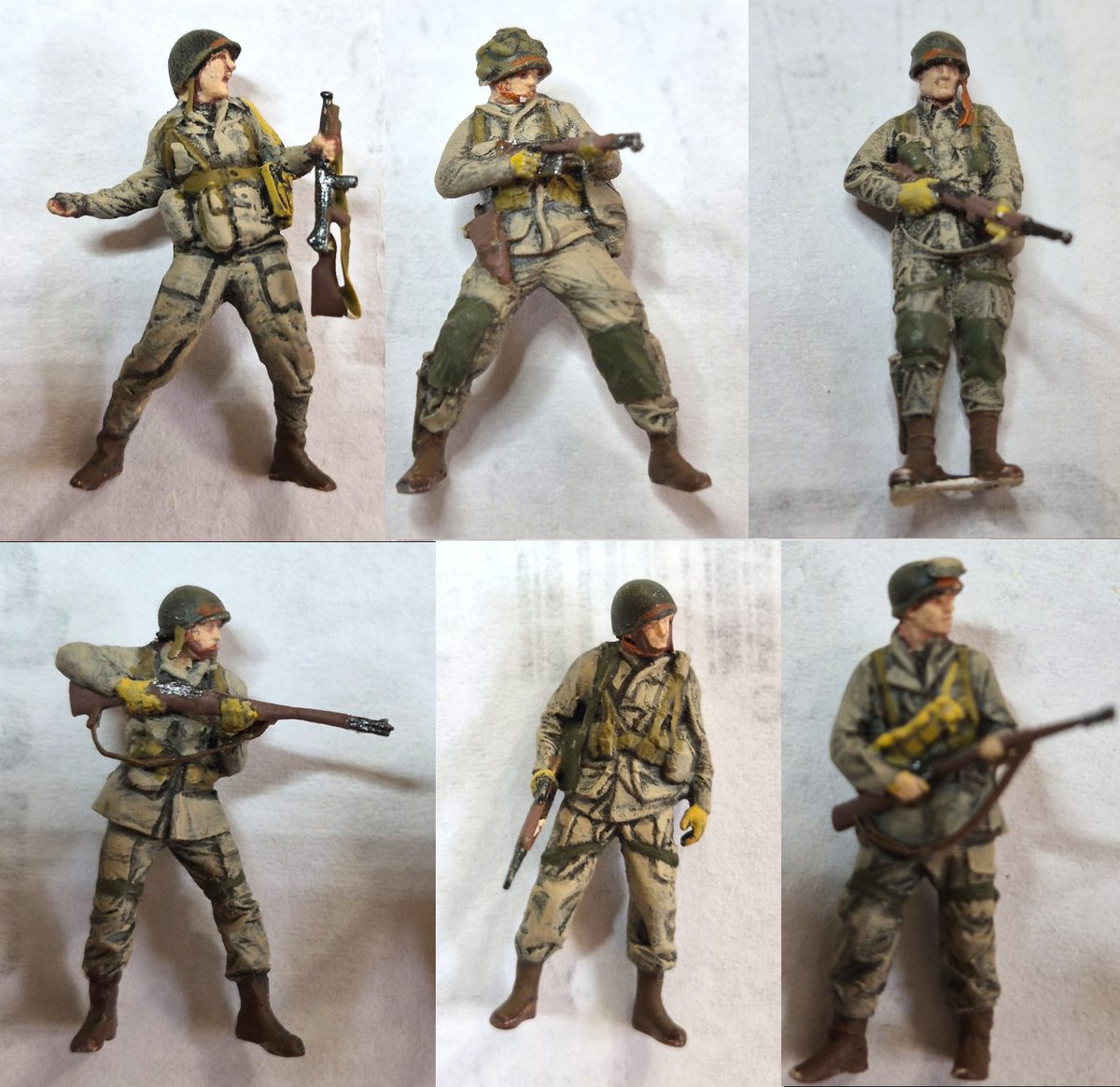 Figurines 101e Airborne peintes