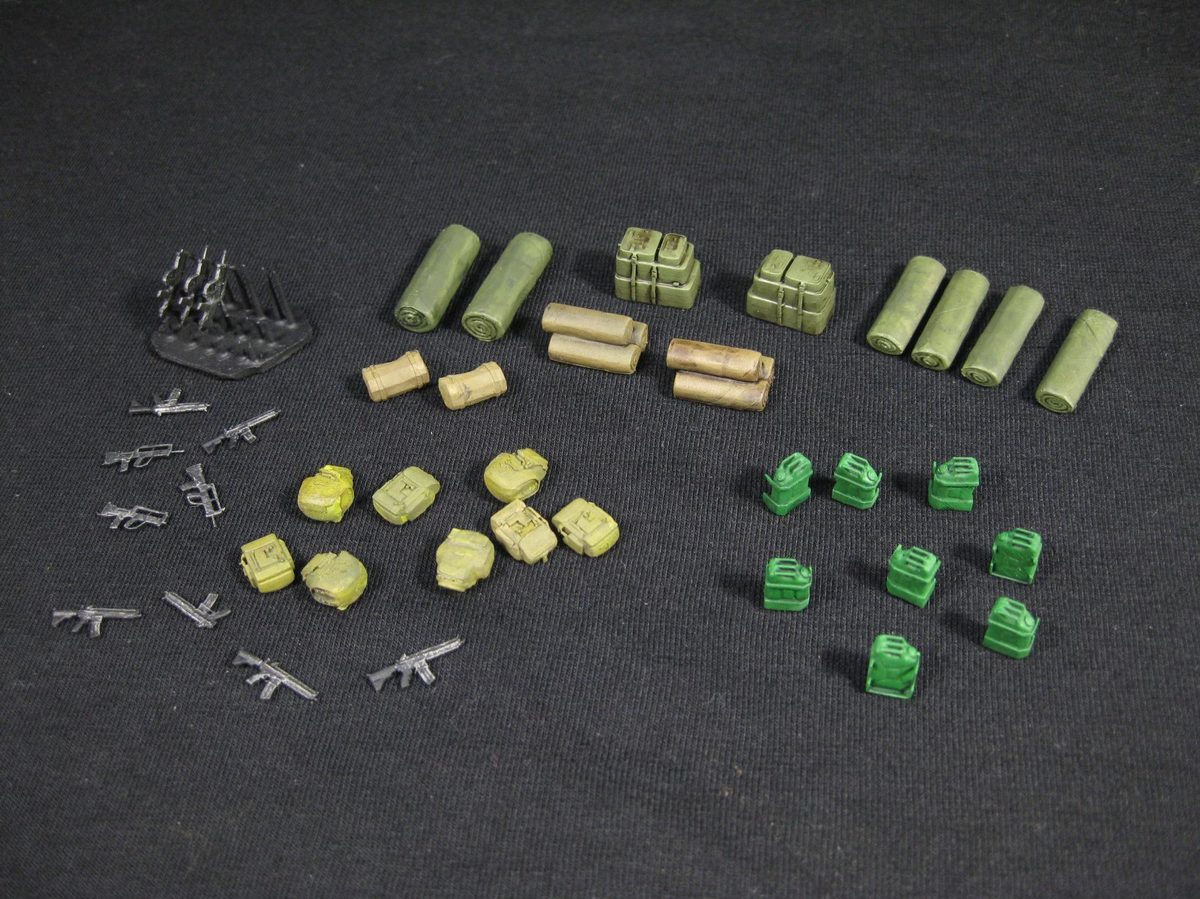 Accessoires et équipements peints